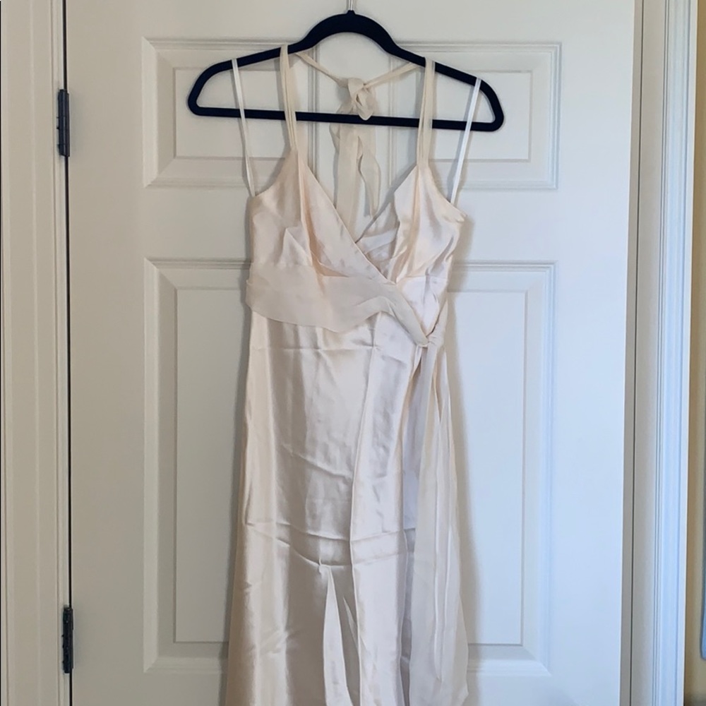 BCBG Max Azria 100% Silk High-Low Dress